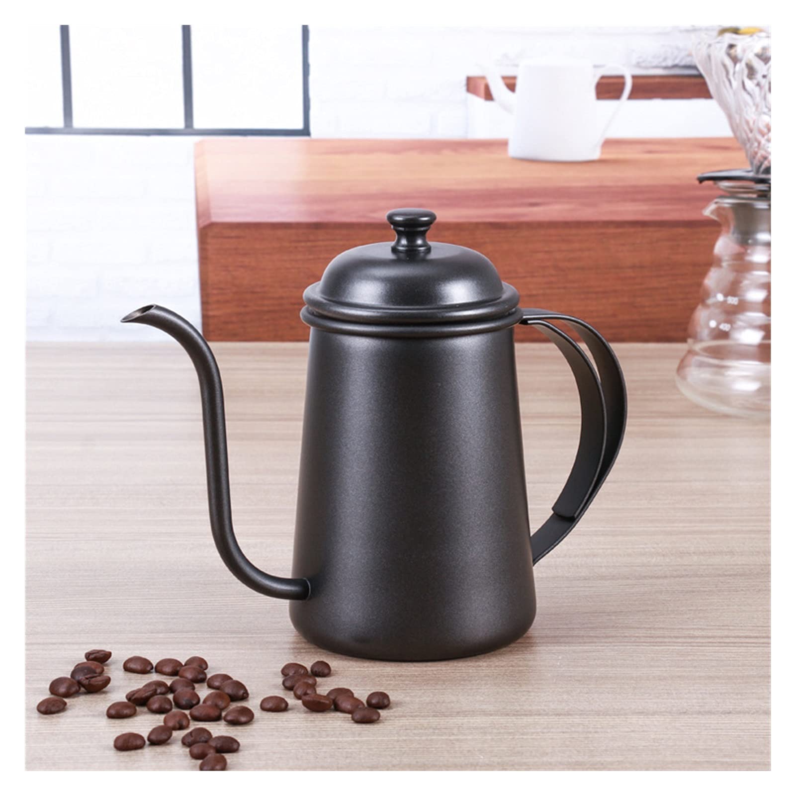 Amazon | フレンチプレスポット ステンレス鋼のコーヒーポット650ml長